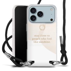 New Carry Case Transparent Stoff schwarz/silber