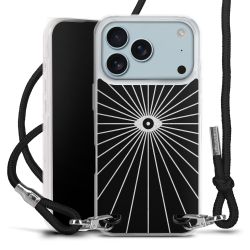 New Carry Case Transparent Stoff schwarz/silber