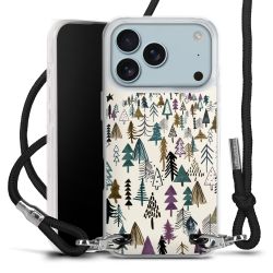 New Carry Case Transparent Stoff schwarz/silber