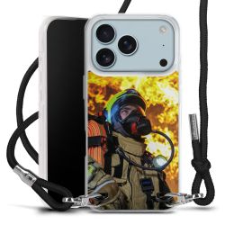 New Carry Case Transparent Stoff schwarz/silber