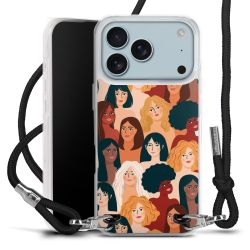 New Carry Case Transparent Stoff schwarz/silber