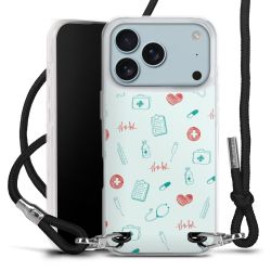 New Carry Case Transparent Stoff schwarz/silber