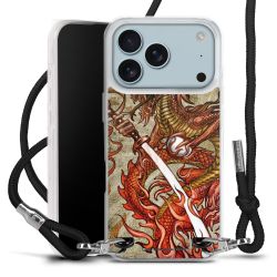 New Carry Case Transparent Stoff schwarz/silber