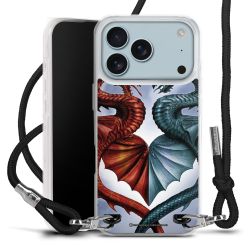 New Carry Case Transparent Stoff schwarz/silber