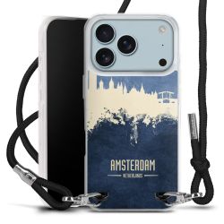 New Carry Case Transparent Stoff schwarz/silber