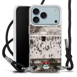 New Carry Case Transparent Stoff schwarz/silber