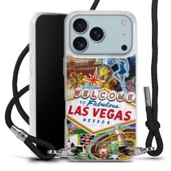 New Carry Case Transparent Stoff schwarz/silber