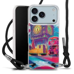 New Carry Case Transparent Stoff schwarz/silber