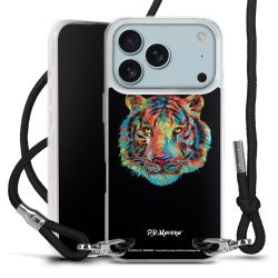 New Carry Case Transparent Stoff schwarz/silber