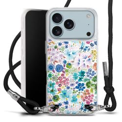 New Carry Case Transparent Stoff schwarz/silber