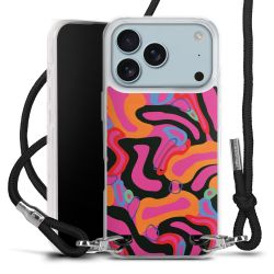 New Carry Case Transparent Stoff schwarz/silber