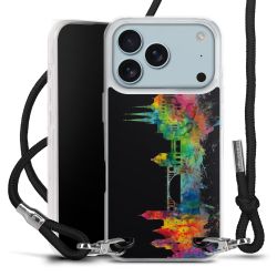 New Carry Case Transparent Stoff schwarz/silber