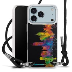 New Carry Case Transparent Stoff schwarz/silber