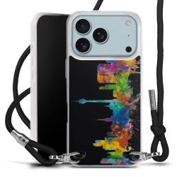 New Carry Case Transparent Stoff schwarz/silber