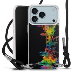 New Carry Case Transparent Stoff schwarz/silber