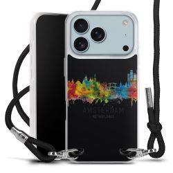 New Carry Case Transparent Stoff schwarz/silber