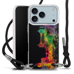 New Carry Case Transparent Stoff schwarz/silber