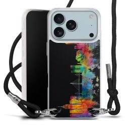 New Carry Case Transparent Stoff schwarz/silber