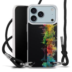 New Carry Case Transparent Stoff schwarz/silber