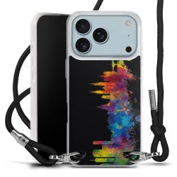 New Carry Case Transparent Stoff schwarz/silber