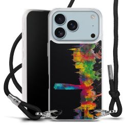 New Carry Case Transparent Stoff schwarz/silber