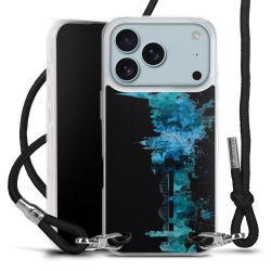 New Carry Case Transparent Stoff schwarz/silber