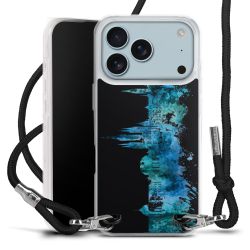 New Carry Case Transparent Stoff schwarz/silber