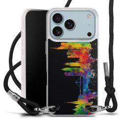 New Carry Case Transparent Stoff schwarz/silber