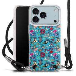 New Carry Case Transparent Stoff schwarz/silber