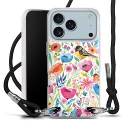 New Carry Case Transparent Stoff schwarz/silber