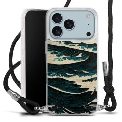 New Carry Case Transparent Stoff schwarz/silber