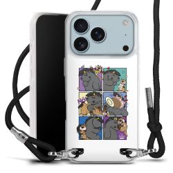 Carry Case Stoff schwarz/silber