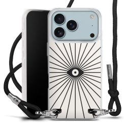 New Carry Case Transparent Stoff schwarz/silber