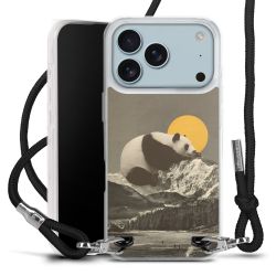 New Carry Case Transparent Stoff schwarz/silber