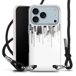 New Carry Case Transparent Stoff schwarz/silber