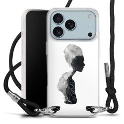 New Carry Case Transparent Stoff schwarz/silber