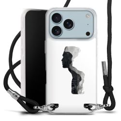 New Carry Case Transparent Stoff schwarz/silber