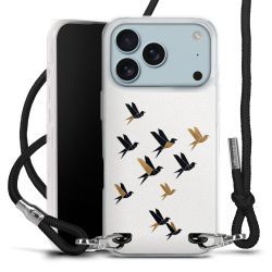 New Carry Case Transparent Stoff schwarz/silber