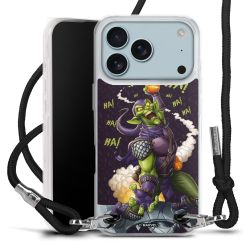 New Carry Case Transparent Stoff schwarz/silber