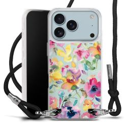 New Carry Case Transparent Stoff schwarz/silber