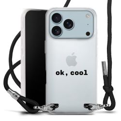 New Carry Case Transparent Stoff schwarz/silber