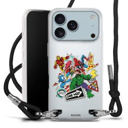 New Carry Case Transparent Stoff schwarz/silber