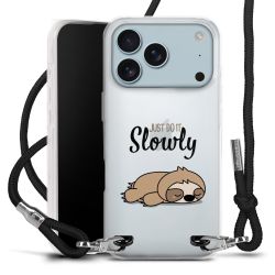 New Carry Case Transparent Stoff schwarz/silber