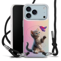 New Carry Case Transparent Stoff schwarz/silber