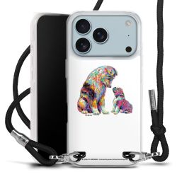 New Carry Case Transparent Stoff schwarz/silber