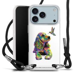 New Carry Case Transparent Stoff schwarz/silber