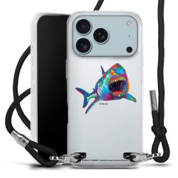 New Carry Case Transparent Stoff schwarz/silber