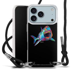 New Carry Case Transparent Stoff schwarz/silber