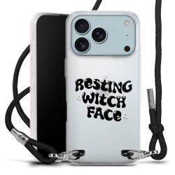 New Carry Case Transparent Stoff schwarz/silber