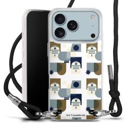 New Carry Case Transparent Stoff schwarz/silber